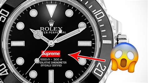 supreme rolex 2018 price|supreme watch collection.